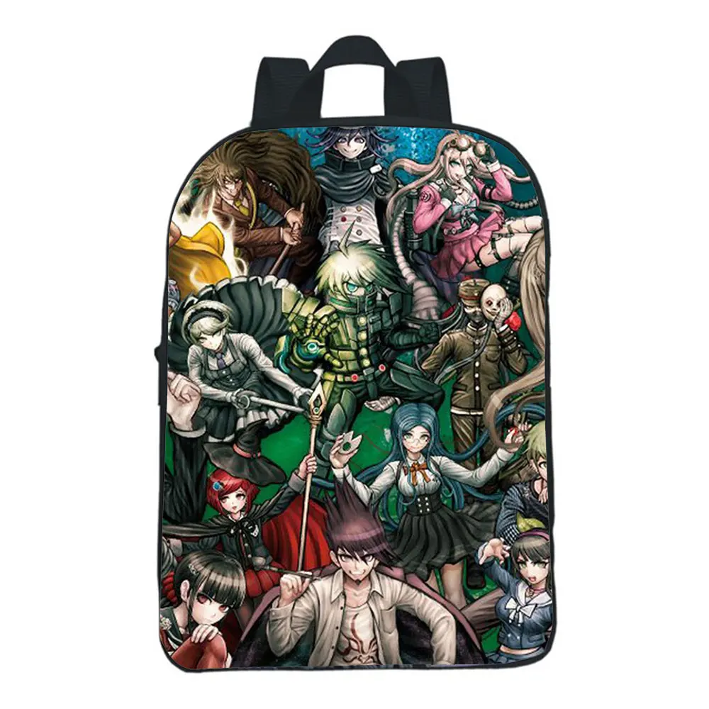 Fashion Game Danganronpa Backpack Kids Kindergarten Bags Toddler Cartoon Rucksack Girls Boys Daily School Bag Mochila