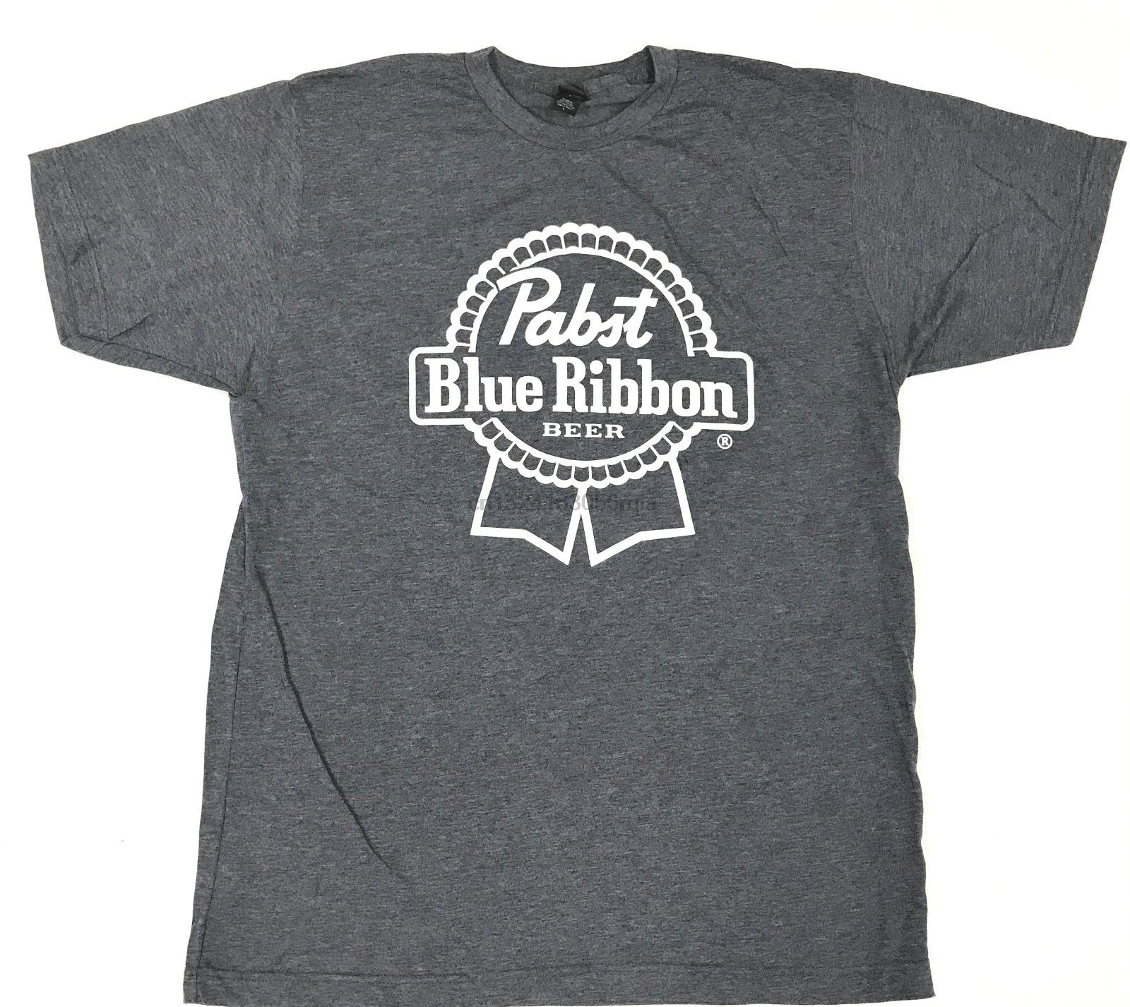 PABST синяя лента PBR серая футболка .... Новинка! | Мужская одежда