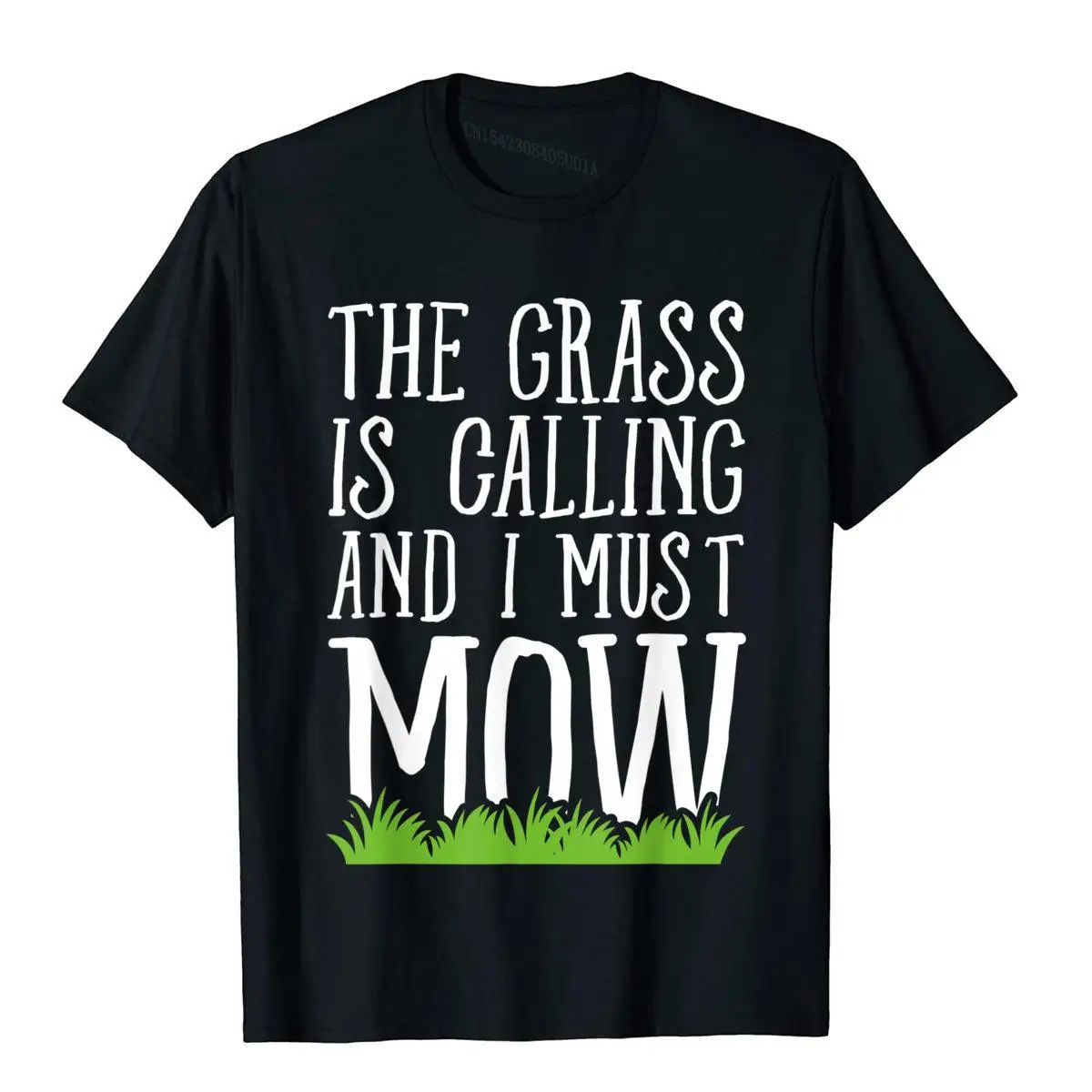 

The Grass Is Calling And I Must Mow T-Shirt Lawn Mowing Gift Cheap Classic Tops Tees Cotton T Shirt For Men Unique