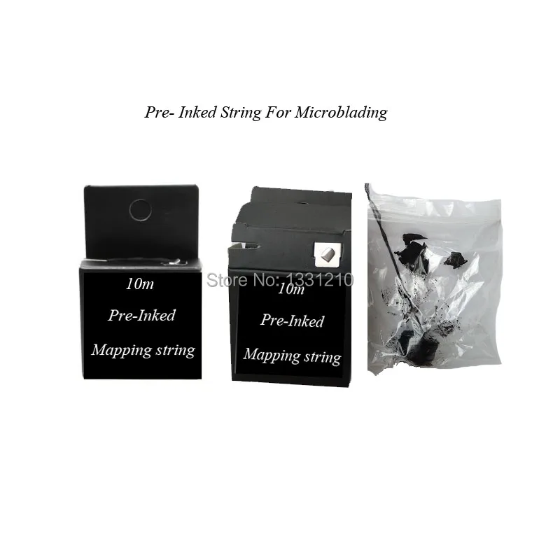 

Pre-Inked Microblading MAPPING STRING Eyebrow Marker thread For Brow Mapping - Measuring Tool