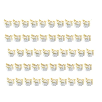 

50PCS Marble Pattern Gift Box Wedding Supplies Wedding Candy Box Candy Box Party Chocolate Packaging Box