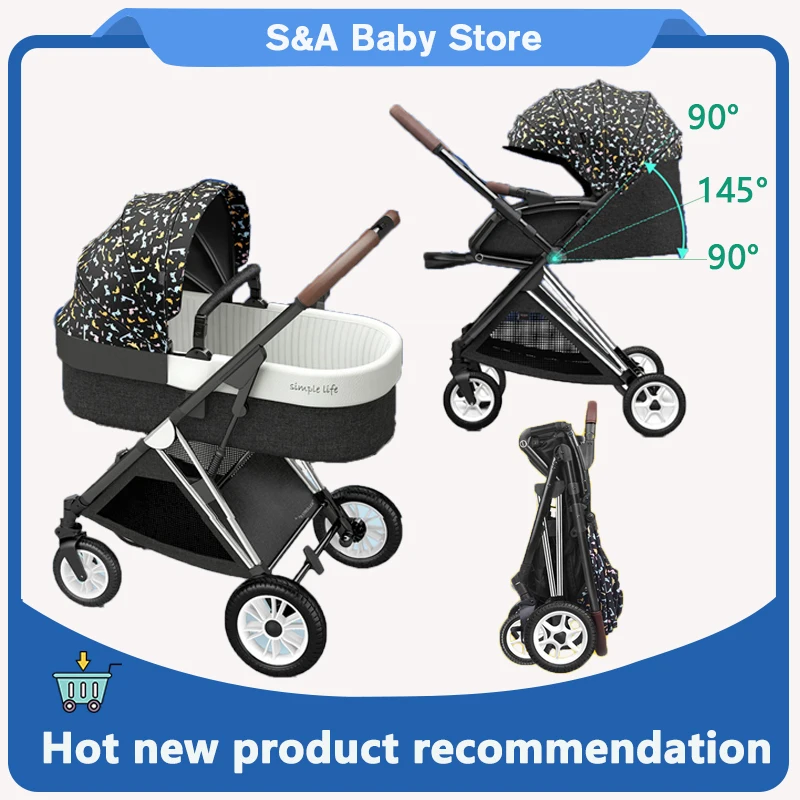 Fast & Free Shipping Baby Stroller Free Duty High Land Scape Pram