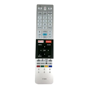 

New Original CT-8536 Remote Control for Toshiba TV with Netflix Google Play Key 65U9850AZ U775*SERIES 58U7880VE