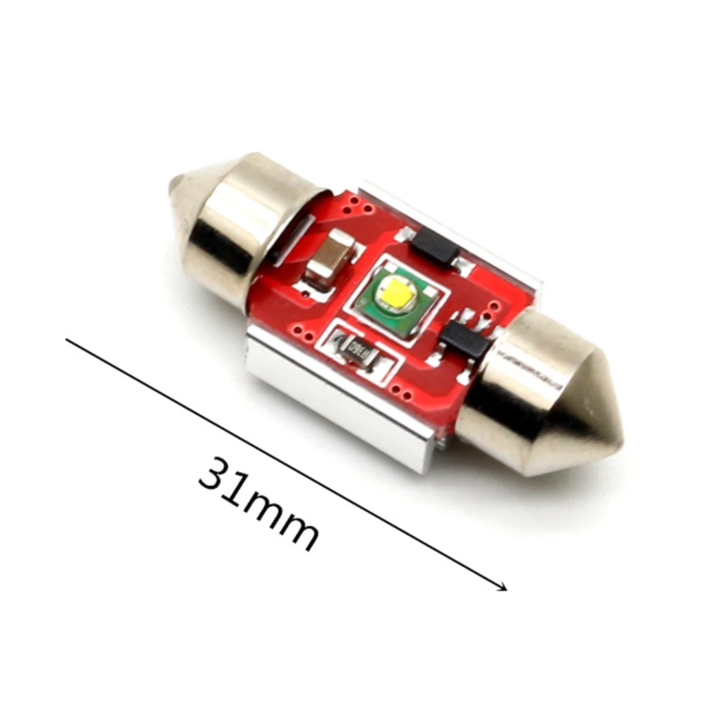 Хорошее качество 31/36/39/41 мм C5W C10W супер яркий Cree чип Автомобильный светодиодный ламповая гирлянда Canbus Error Free укрыты внутренной сводной лампы белого цвета - Испускаемый цвет: 31mm