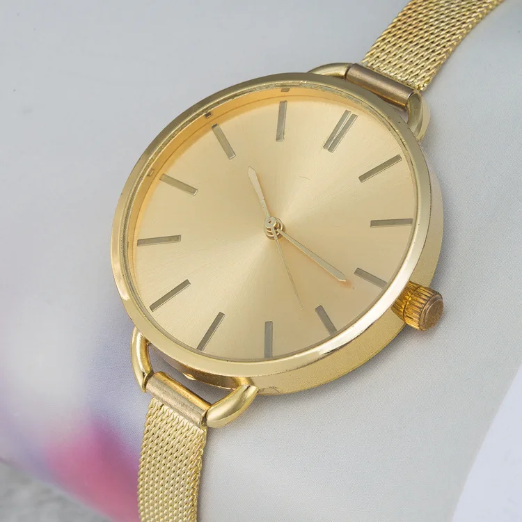 

Hot Sales Delicacy Watch Luxury Gold Color Small Quartz Watch Small Dial WOMEN'S Watch Thin Drawstring Bracelet Watch Women's