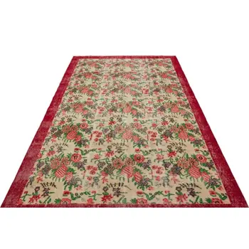 

Handmade Natural Vintage Turkish Area Rug 172x283 Cm-5'8''X9'3''