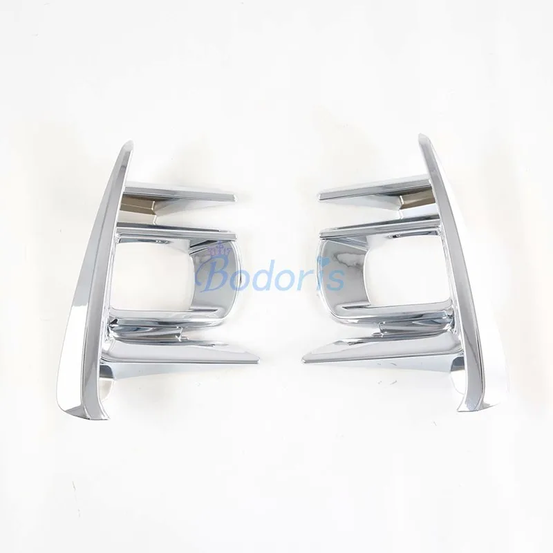 

For Toyota Sienna 2015 2016 2017 2018 2019 2020 Front Fog Lamp Cover Foglight Frame Light Moulding Trim Sticker Car Accessories