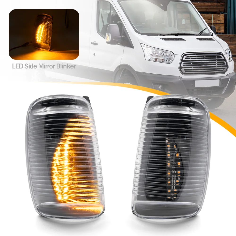 2x Door Wing Mirror Indicator Side Blinkers Rearview Turn Signal Light