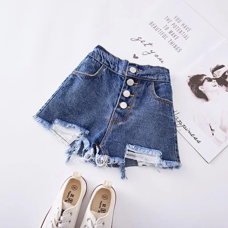 Babyinstar Girls Denim Shorts 2020 Girls Summer Shorts Jeans Children Kids Cowboy Shorts Pearl Hole Clothes Girls Jeans Shorts Shorts Aliexpress