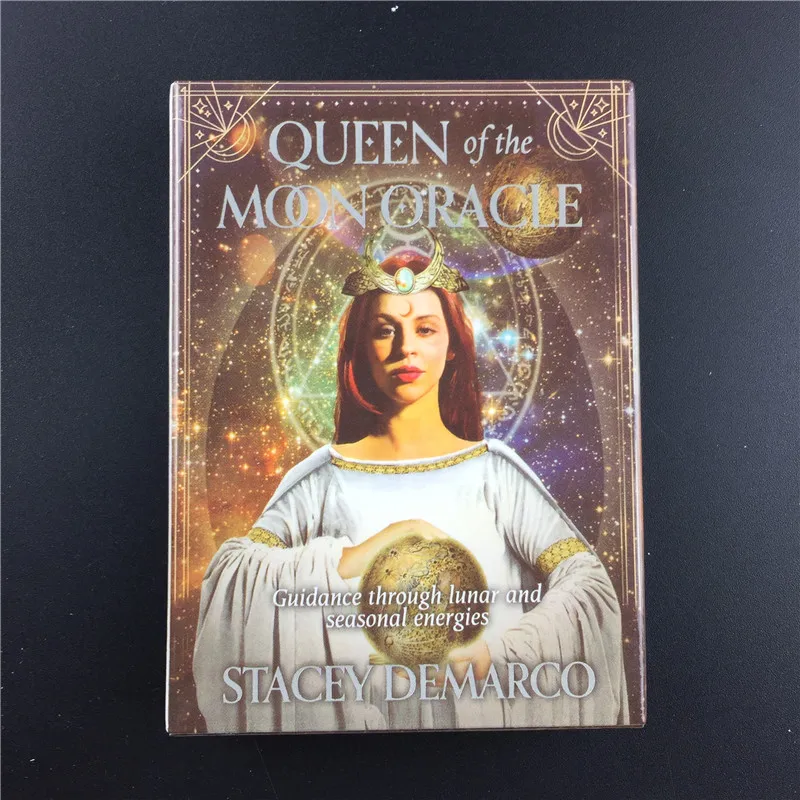 Карты Queen Of The Moon настольная долговечная игра с принтом Королева Луны для семейных