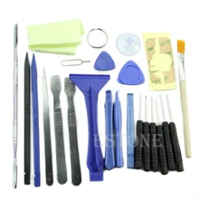 New 23 in 1 Repair Metal Spudger Opening Pry Tool Kit Screwdriver Set Drop Ship