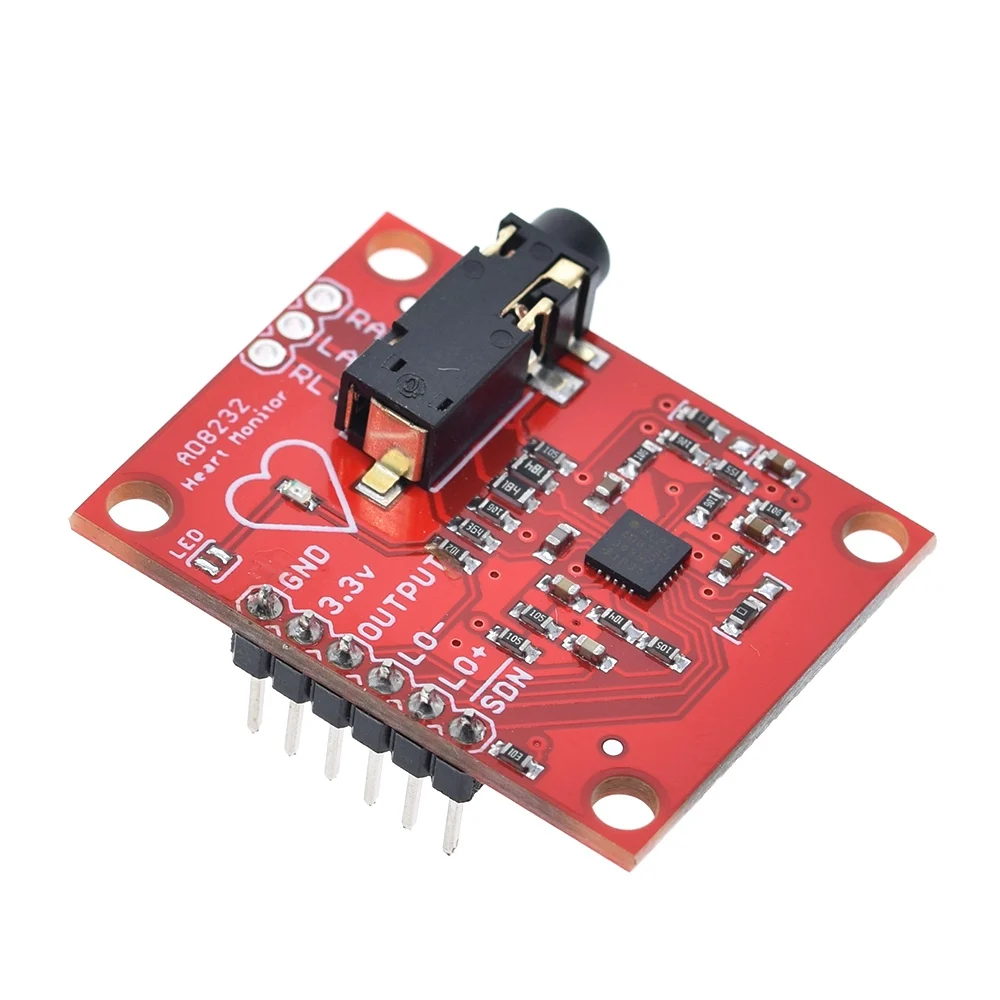 ShengYang ЭКГ модуль AD8232 измерение показателей ЭКГ Пульс сердце ЭКГ мониторинг сенсор модуль комплект для Arduino