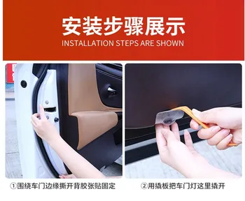 

Car Door Warning Light Atmosphere for peugeot 307 bmw e34 rav4 2019 2020 subaru legacy nissan tiida audi a4 b6 Accessories