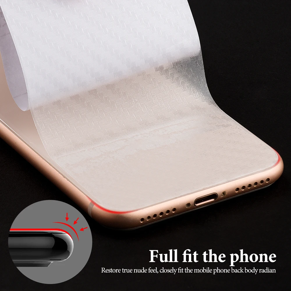 Защитная пленка на заднюю панель для iPhone 11 Pro Max из углеродного волокна iPhone11 ProMax