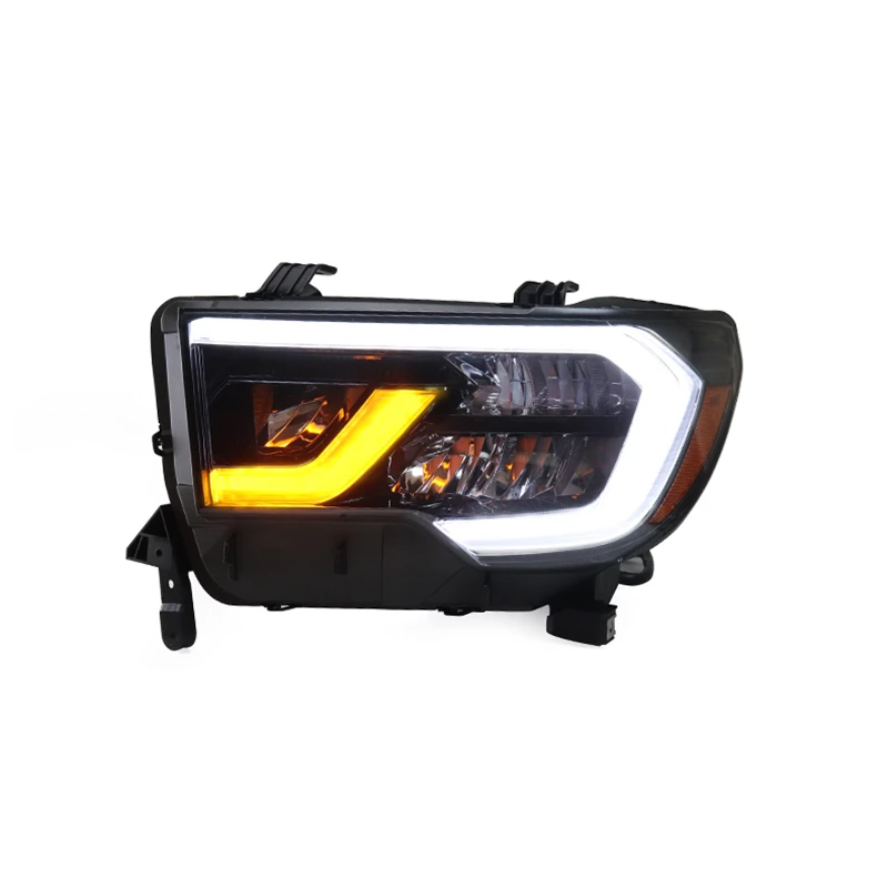 

2007-2013headlight assembly Sequoia changed headlights equipped with LED daytime running lights streamer turn light