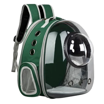 

Extensible Breathable Portable Pet Carrier Bag Outdoor Travel Cat Bag Transparent Space Backpack