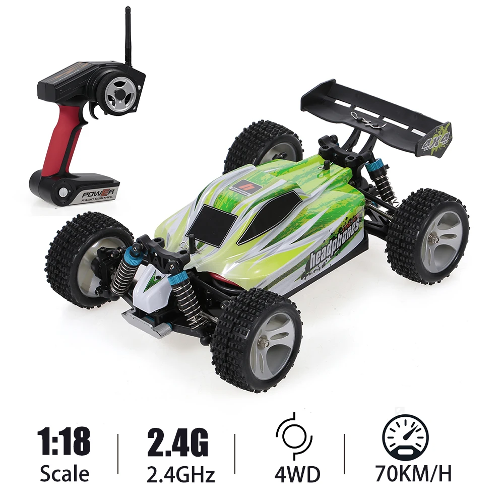 WLtoys A959-A A959-B A959 1:18 RC Car 4WD 2.4GHz Off Road RC Trucks 70KM/H High Speed Vehicle Remote Control Racing Car Toys Kid rc car store near me