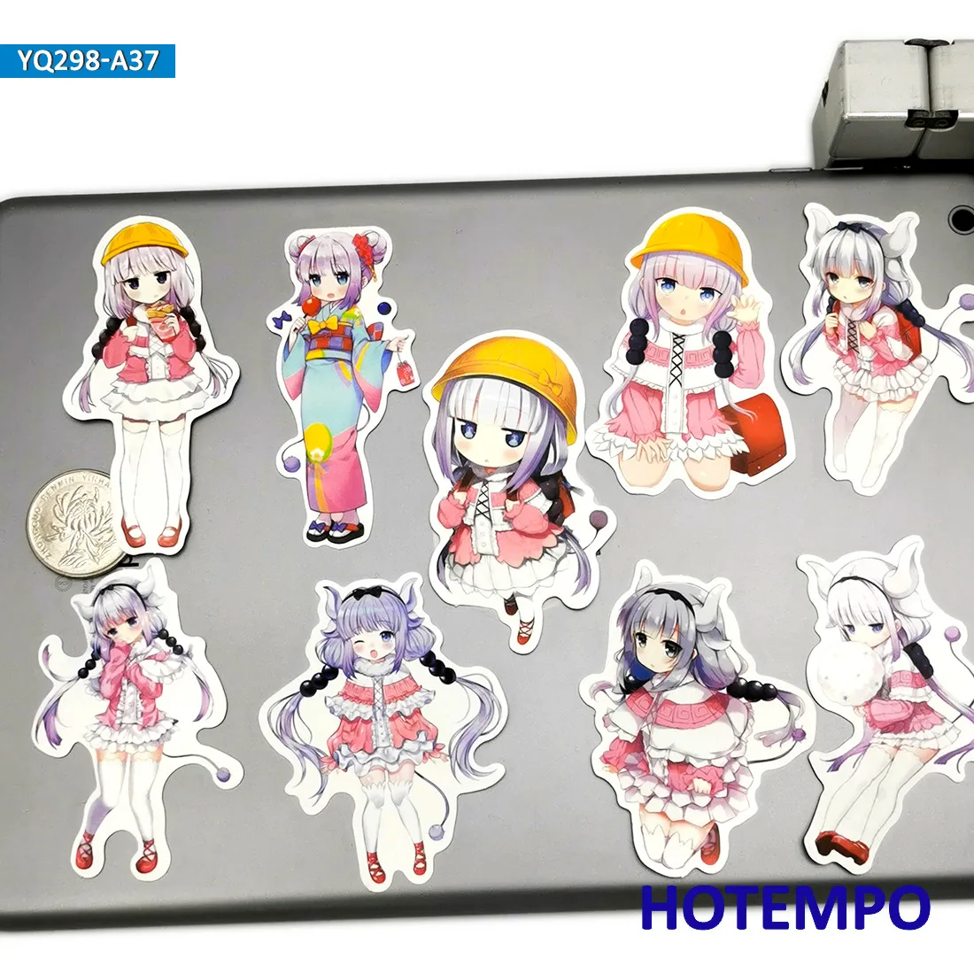 37 個 小林さんちのメイドラゴン かわいい女中 アニメステッカー 携帯電話ノートパソコンの荷物ケースかわいい漫画ステッカー Aliexpress Toys Hobbies