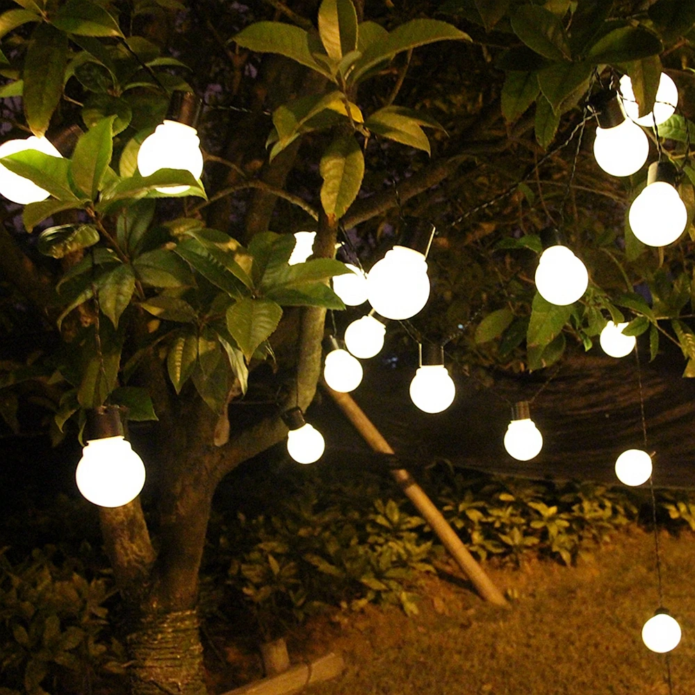 1000 Solar bulbs string light