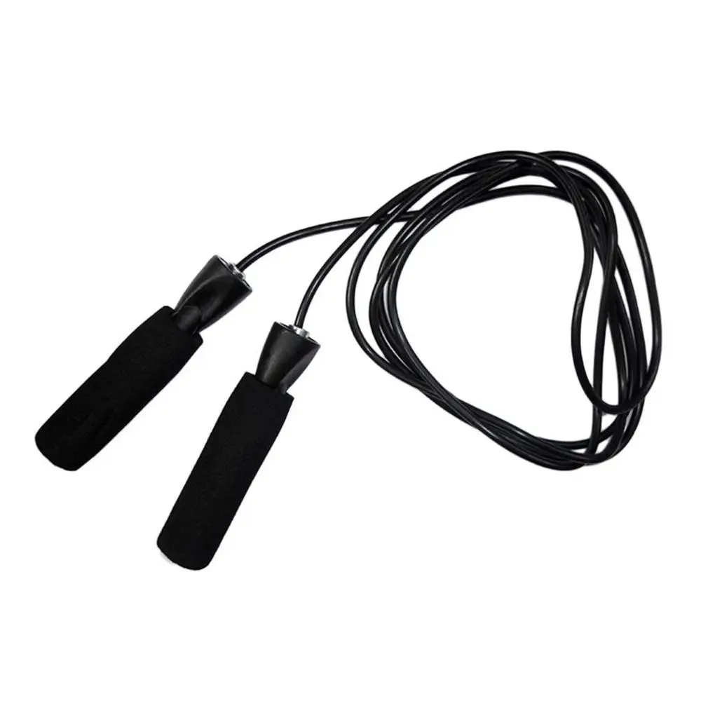 

Aerobic Exercise Boxing Skipping Jump Rope Adjustable Bearing Speed Workout Fitness GYM Bodybuilding Exercise Boxing Black