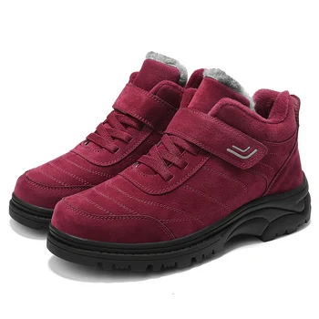 

Winter Plush High Top Cotton Men's Women's Shoes