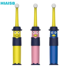 Вращающаяся Детская электрическая зубная щетка для младенцев и детей, специально разработанная электрическая зубная щетка