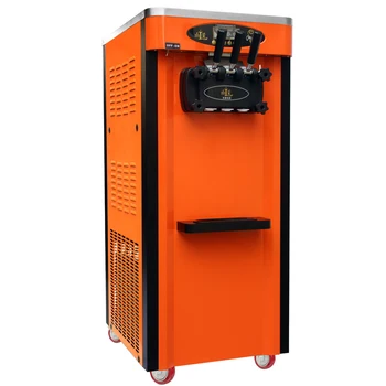 

Commercial ice cream machine three flavors of soft ice cream machine five colors can choose stainless steel ice cream machine
