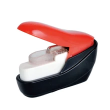 1 шт случайный цвет без гвоздей степлер книга без скоб сшивание бумаги скобами степлер Мини Портативный без скоб школьные офисные принадлежности