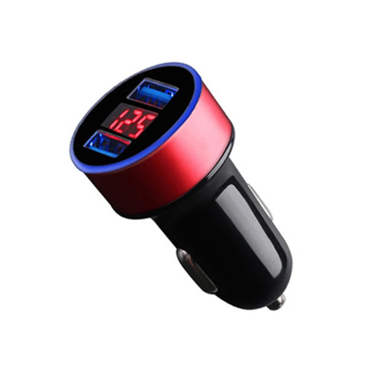 Mobile Phone Car Charger 3.1a Led Display Usb Charger Fast Charging For Phone Mobile Phone