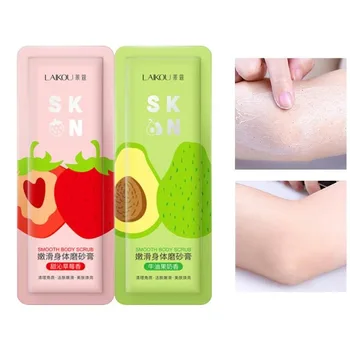 

10Pcs Body Scrub Shea Exfoliating Scrub Cream Deep Cleansing Pore Acne Treatment Body Skin Whitening Cream Dead Skin Removal