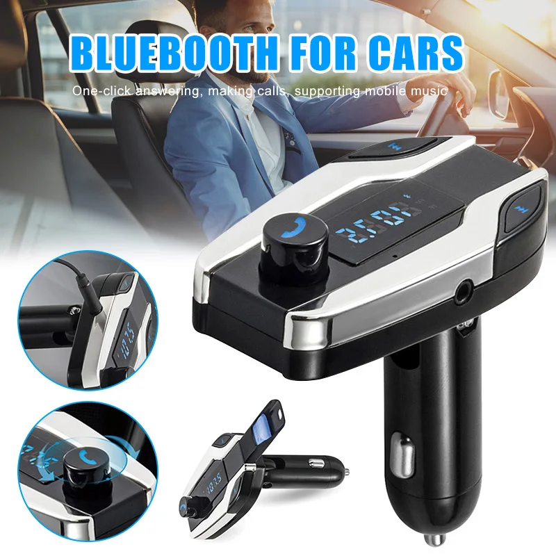 

Wireless Coummunication MP3 Player FM Transmitter Handsfree USB Chargering for Phone OUJ99