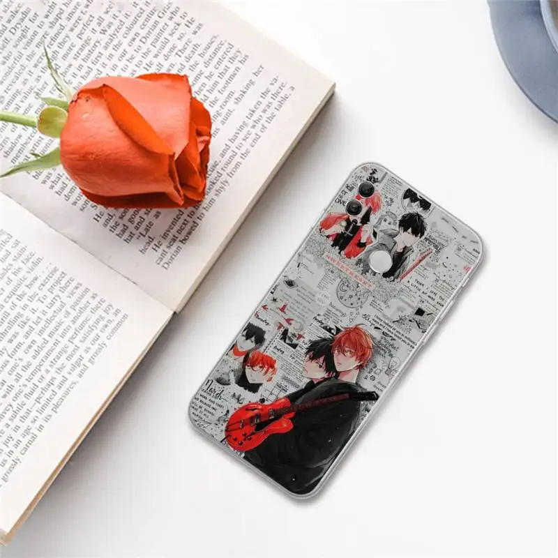 Anime Nhật Bản Cho đen Mềm Mại Ốp Lưng Điện thoại Huawei Honor xem 7a5.45inch 7c5.7inch 8x 8A 8C 9 9x10 20 10i 20i Lite Pro