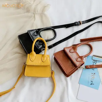 

Popular Simple Female Daily Bag Fashion PU Leather Women Shoulder Handbag Mini Lady Purse Daily Crossbody Bag