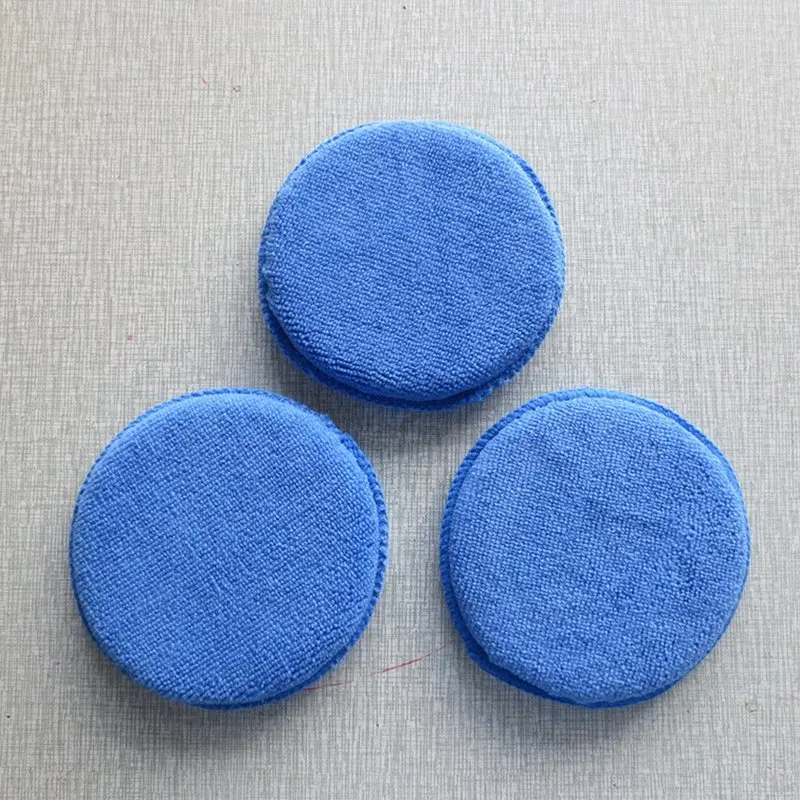 1Pcs 5'' Car Ceramic Coating EVA Sponge Glass Nano Wax Coat Applicator Pads Washing Tools Soft Microfiber Wax Applicator