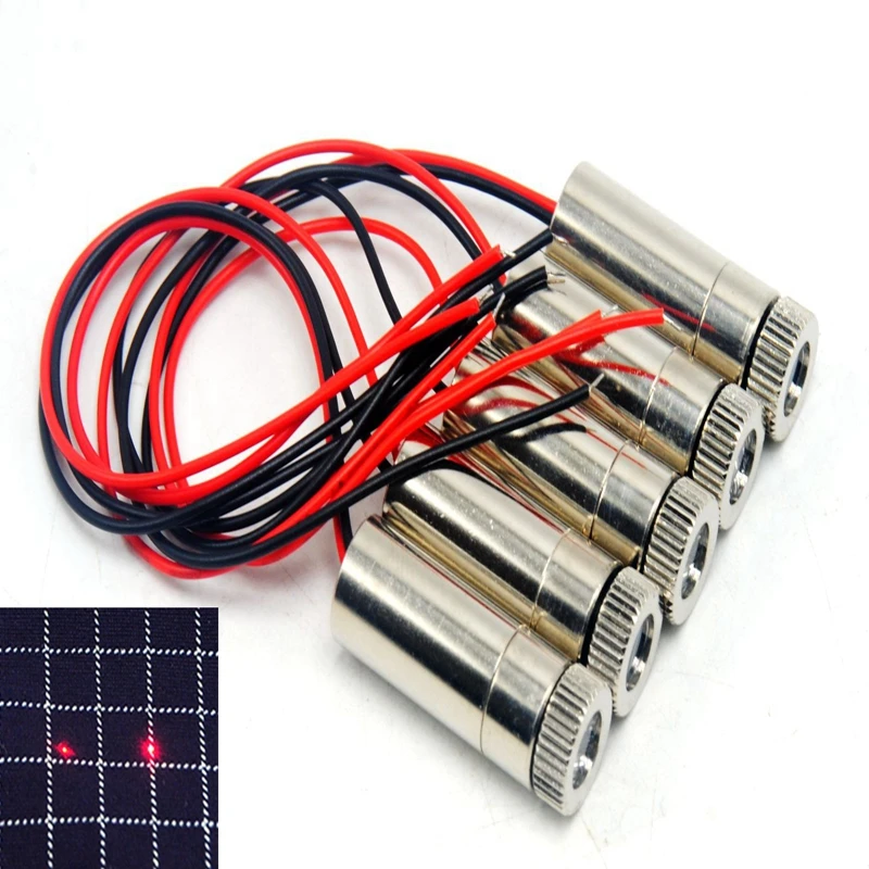 

12x35mm Focusable 650nm 5mW Red Laser Dot Diode Module 3-5V