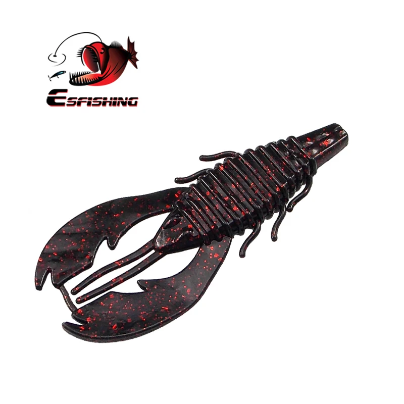 KESFISHING новые мягкие рыболовные приманки Бобби жирных Craw 4 &quot6 шт. Высотка каблука 10