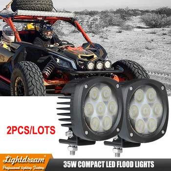 

New Super Bright Offroad LED Work Light Bar For 4WD 4x4 Off Road Car SUV ATV LED HeadLight Offroad Driving lights x2pcs/lots