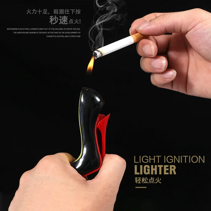 Lighters and Smoking Accessories, Creative high heel cigarette lighters, Creative gifts