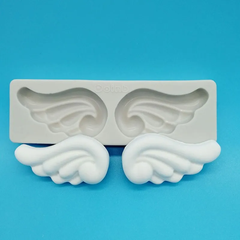 Mini Angel Wing Silicone Molds DIY Epoxy UV Resin Mold Clay Candle Soap makeing Chocolate Fondant Candy Mould |