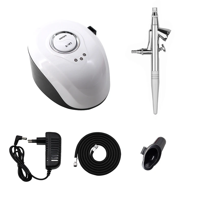 0,3 мм насадки аэрограф с компрессором двойного действия спрей модель оружия DIY тату торт краска для ногтей аэрограф 3 режима скорости