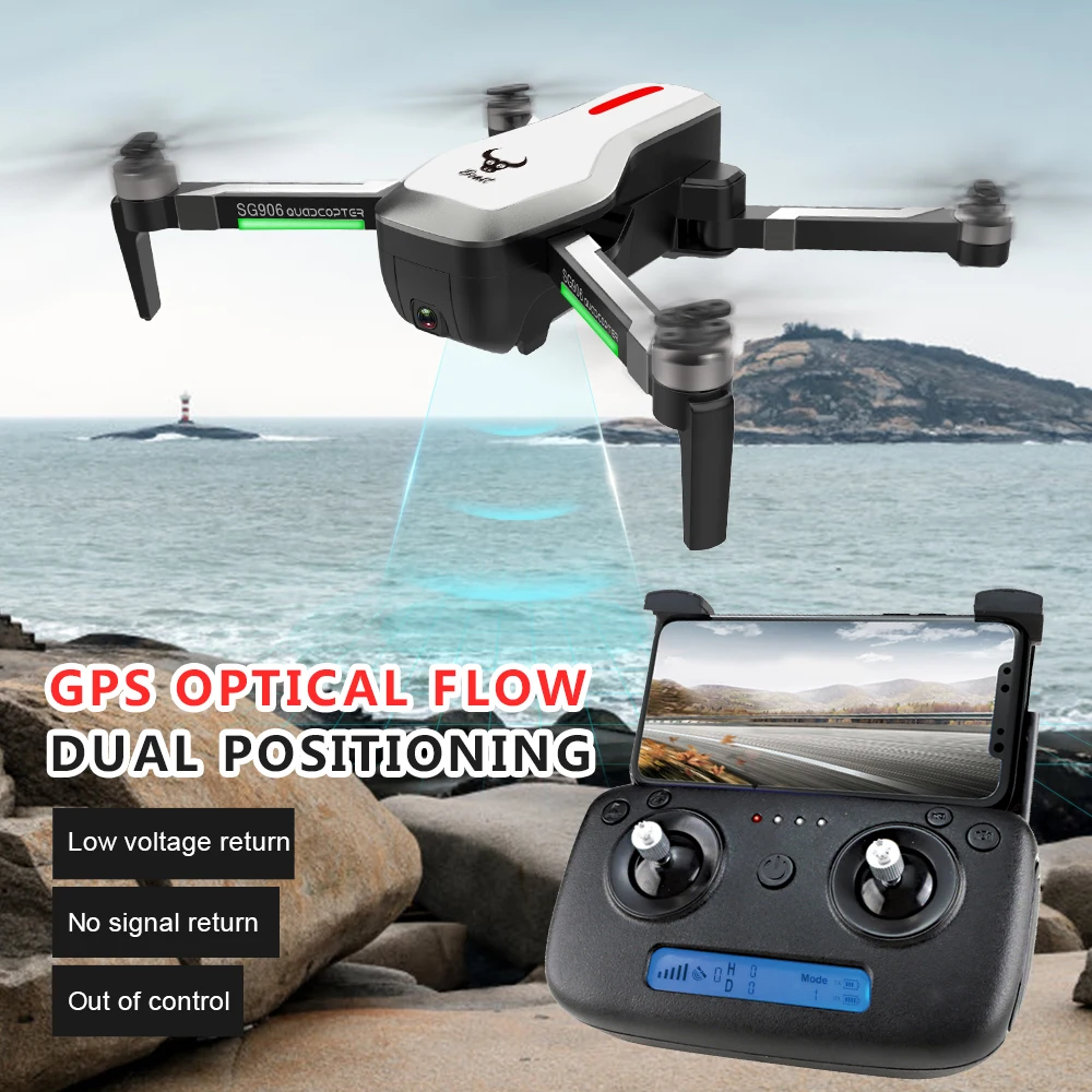 SG906 gps FPV Радиоуправляемый Дрон с камерой 4K бесщеточный мотор 5G Wifi 500 м складной Радиоуправляемый Дрон мини-Дрон Квадрокоптер игрушка 25 минут время полета