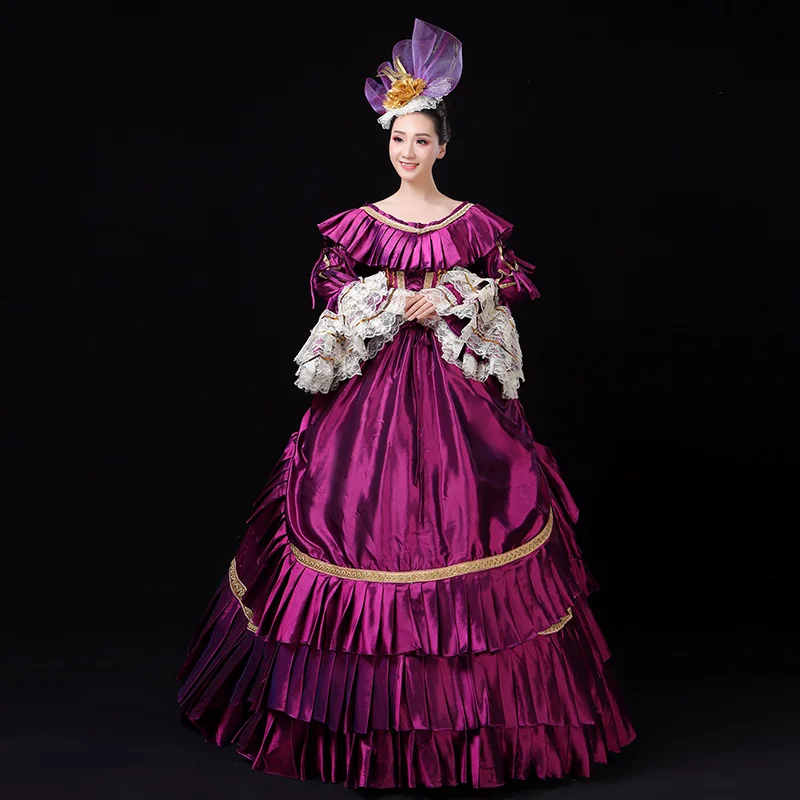 Marie платье Антуанетты платье, в стиле рококо барокко маскарадный старинный костюм 18-й век Викторианский кринолин бальное и свадебное платье - Цвет: image color