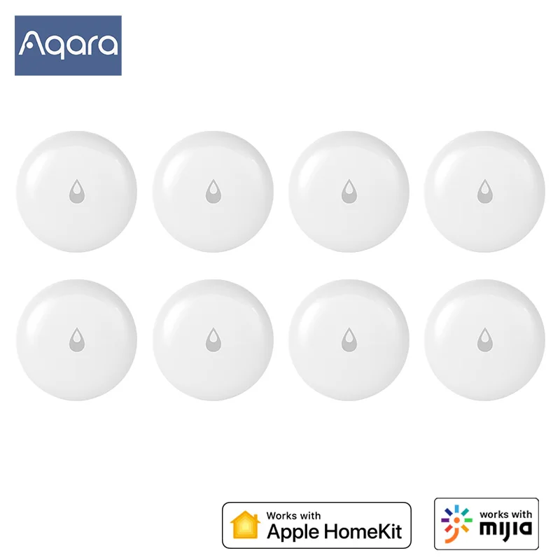 Датчик протечки воды Aqara Zigbee IP67 погружной детектор с сигнализацией работает