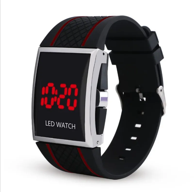 

Mens Watches Men Led Digital Watch Men Sports Watches Silicone Band Electronic Watch Man Watch reloje hombre reloj mujer 2019