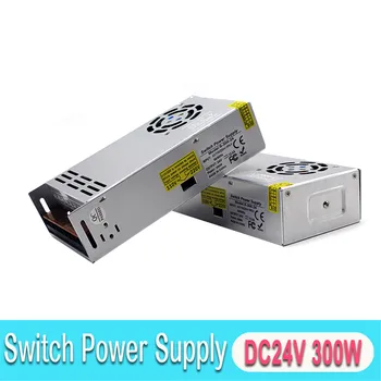 

DC Power Supply 24V 12.5A 300w Led Driver Transformer AC110V 220V to DC24V Power Adapter for Strip Lighting Printer CNC CCTV