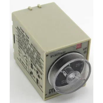 

ST3PA-A AC 220V time relay ST3PA series 220VAC timer delay time 0.5s/5s/30s/3min