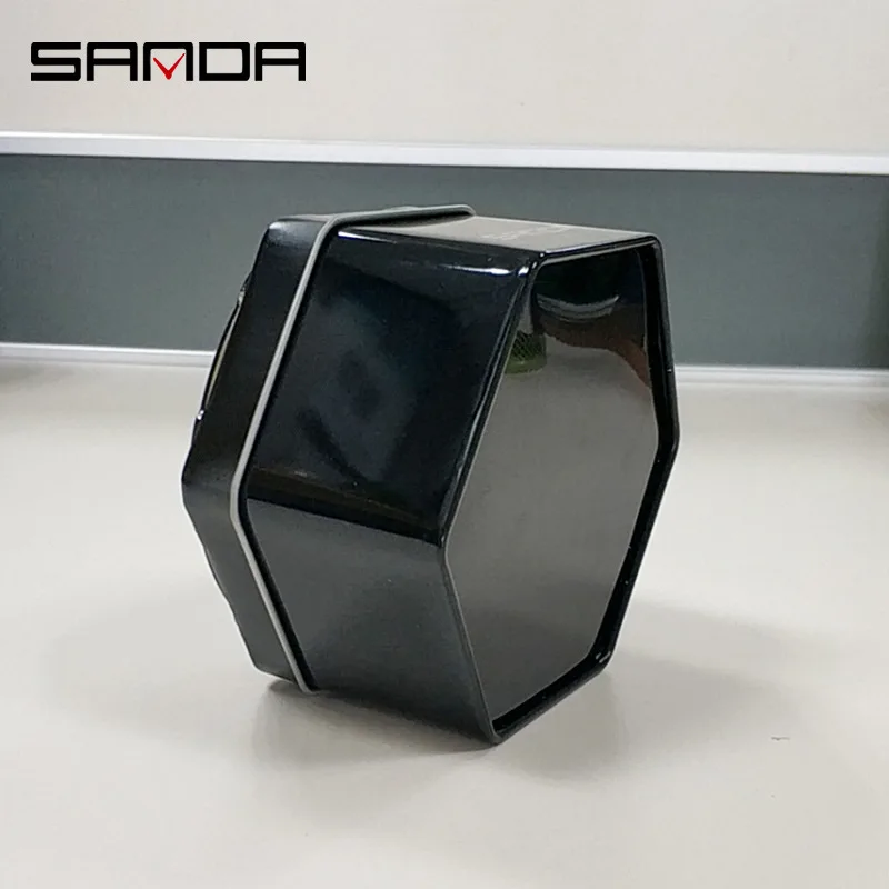 SANDA Original Brand Box Hot Exquisite Hexagonal Tin Box