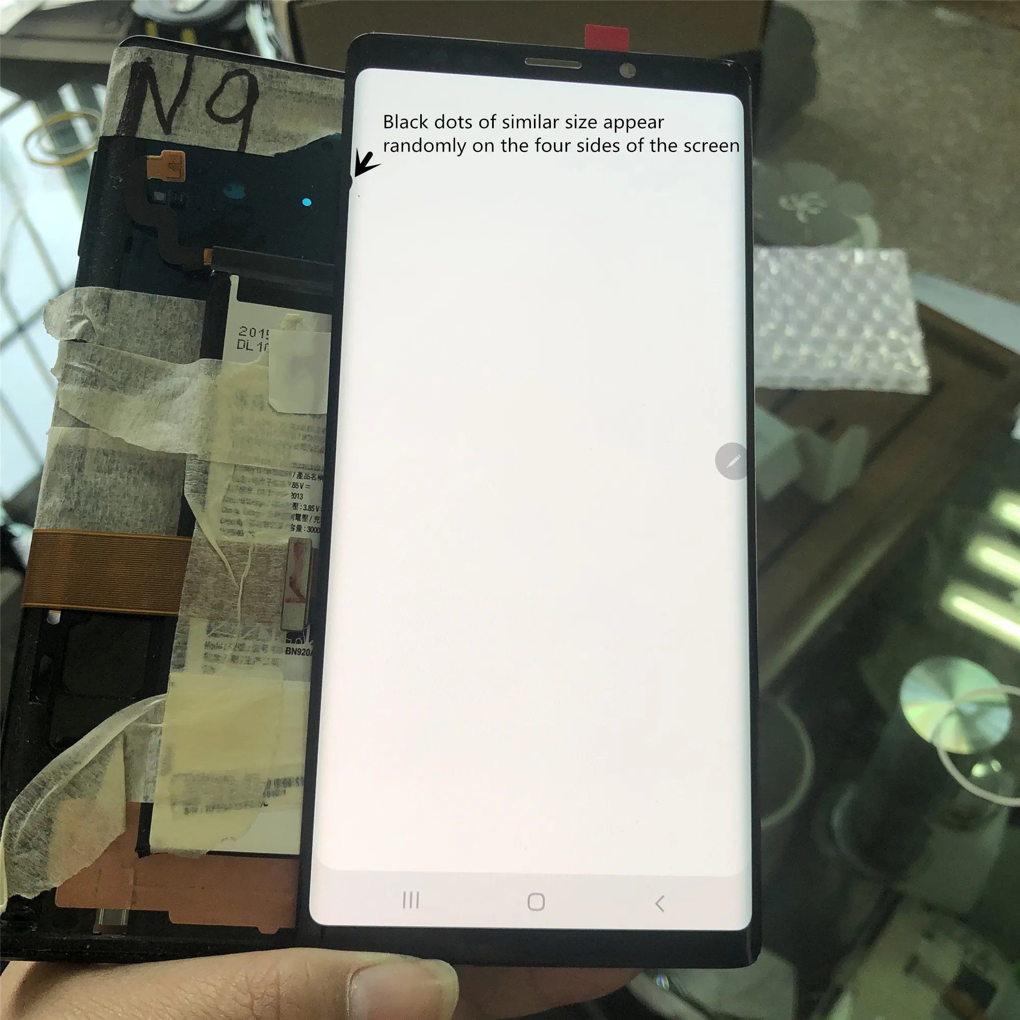 SUPER AMOLED 6 4 ''ЖК-дисплей с рамкой для SAMSUNG GALAXY Note 9 Note9 N960D N960F дисплей сенсорный