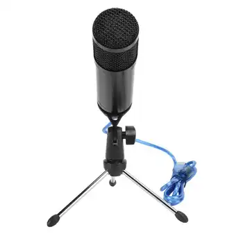 

Professional Capacitance USB Microphone Recording Mini Portable MIC Set Plug and Play Hot