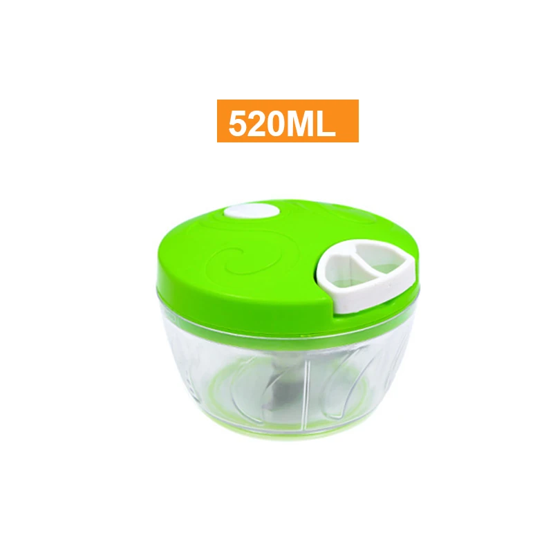 520ml TINTON LIFE Ручной Кухонный комбайн измельчитель блендер слайсер безопасный прочный кухонный бытовой - Цвет: 520ml